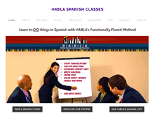 Tablet Screenshot of hablahouston.com